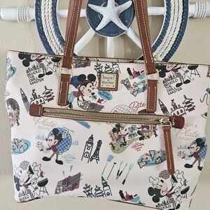 Dooney & Bourke Disney Themed Cream Tote Bag
